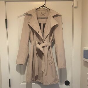 Calvin Klein Women's Pale Pink Trench Coat